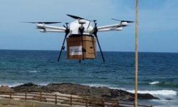 Drone é utilizado para transportar amostras biológicas.