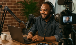 Transmissões ao Vivo Lives e Podcasts com qualidade