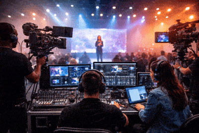 Transmissão Profissional que Conecta Pessoas