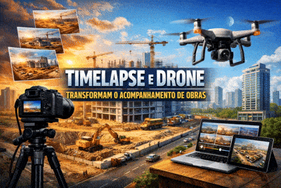 Timelapse Profissional Garante Transparência e Controle em Obras