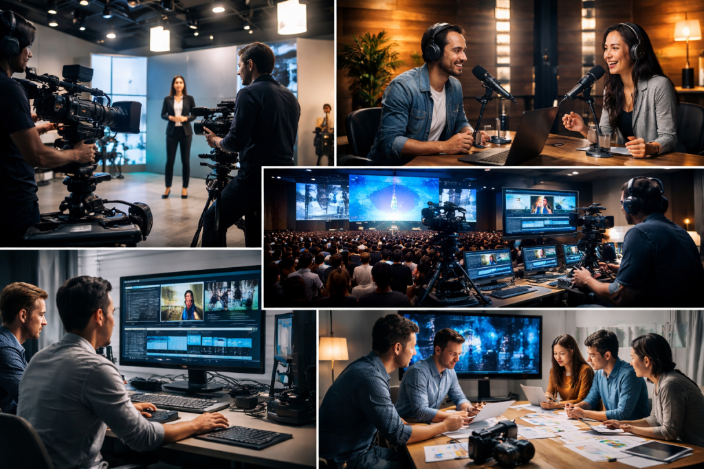 Produtora audiovisual para sua imagem