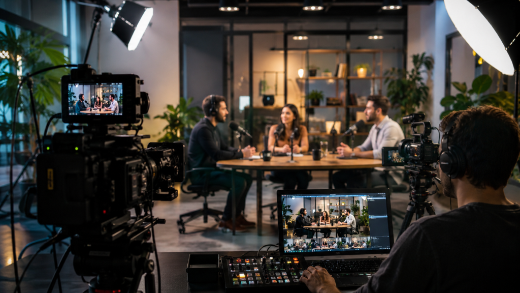Produção Audiovisual fortalece lives, transmissões e podcasts
