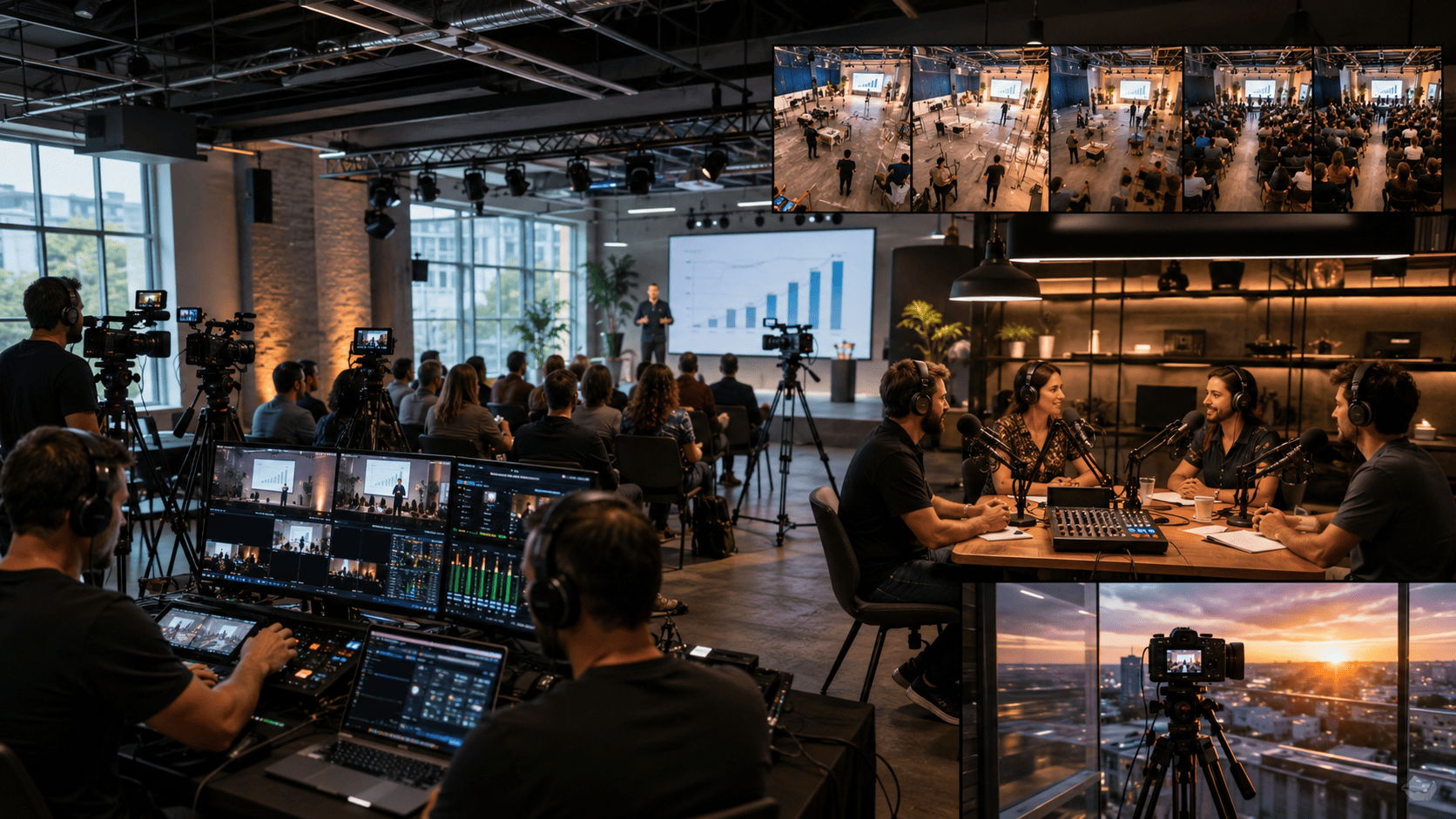 Produção Audiovisual Completa para Eventos, Marcas e Projetos Digitais