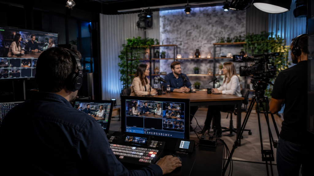 Produtora de Vídeo para Eventos Ao Vivo e Podcasts