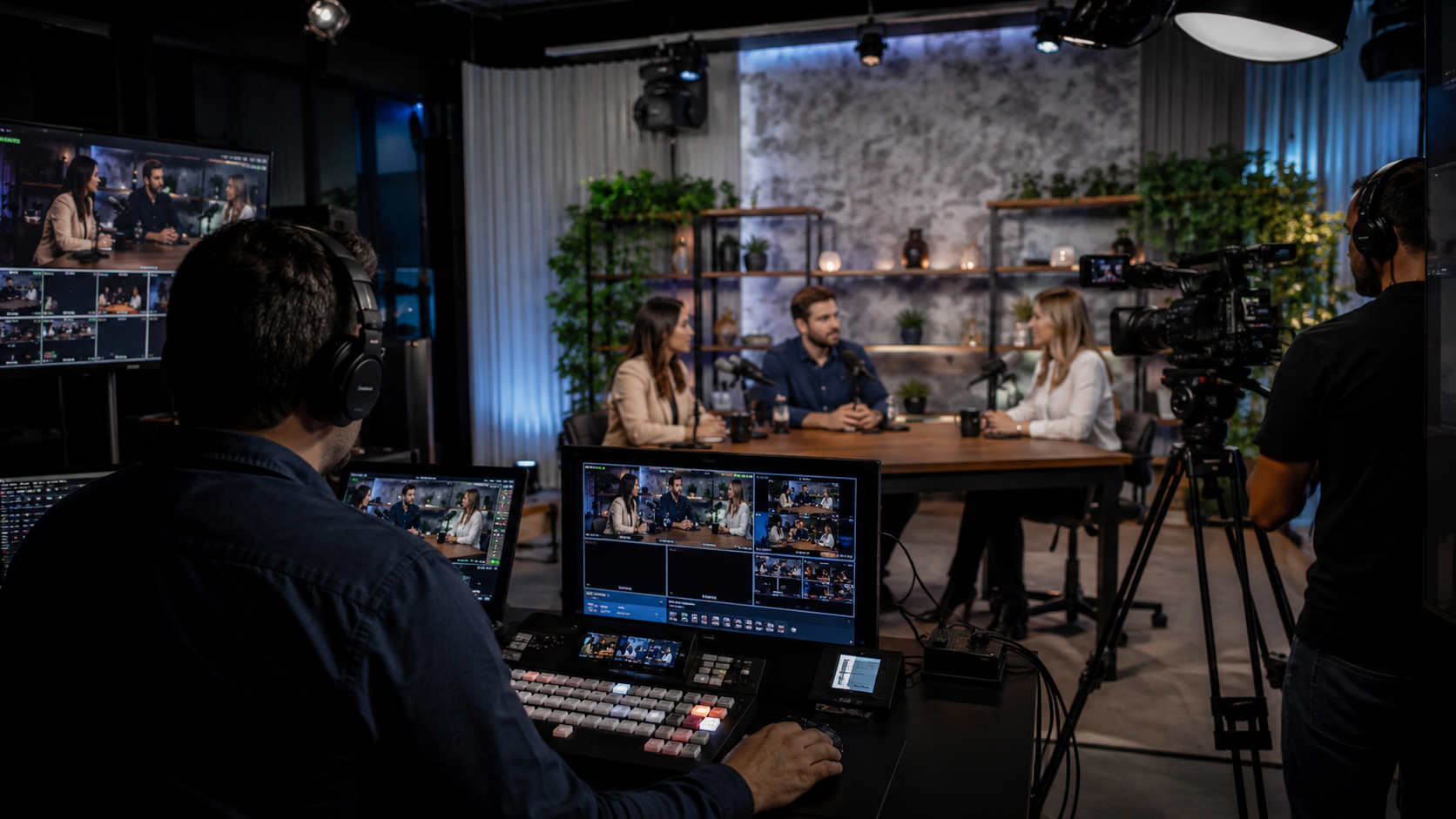 Produtora de Vídeo para Eventos Ao Vivo e Podcasts