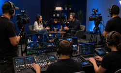 Transmissões ao Vivo e Podcasts com Estrutura Profissional