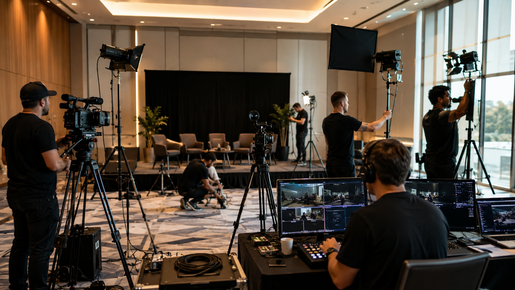 Produção Audiovisual Profissional para Eventos