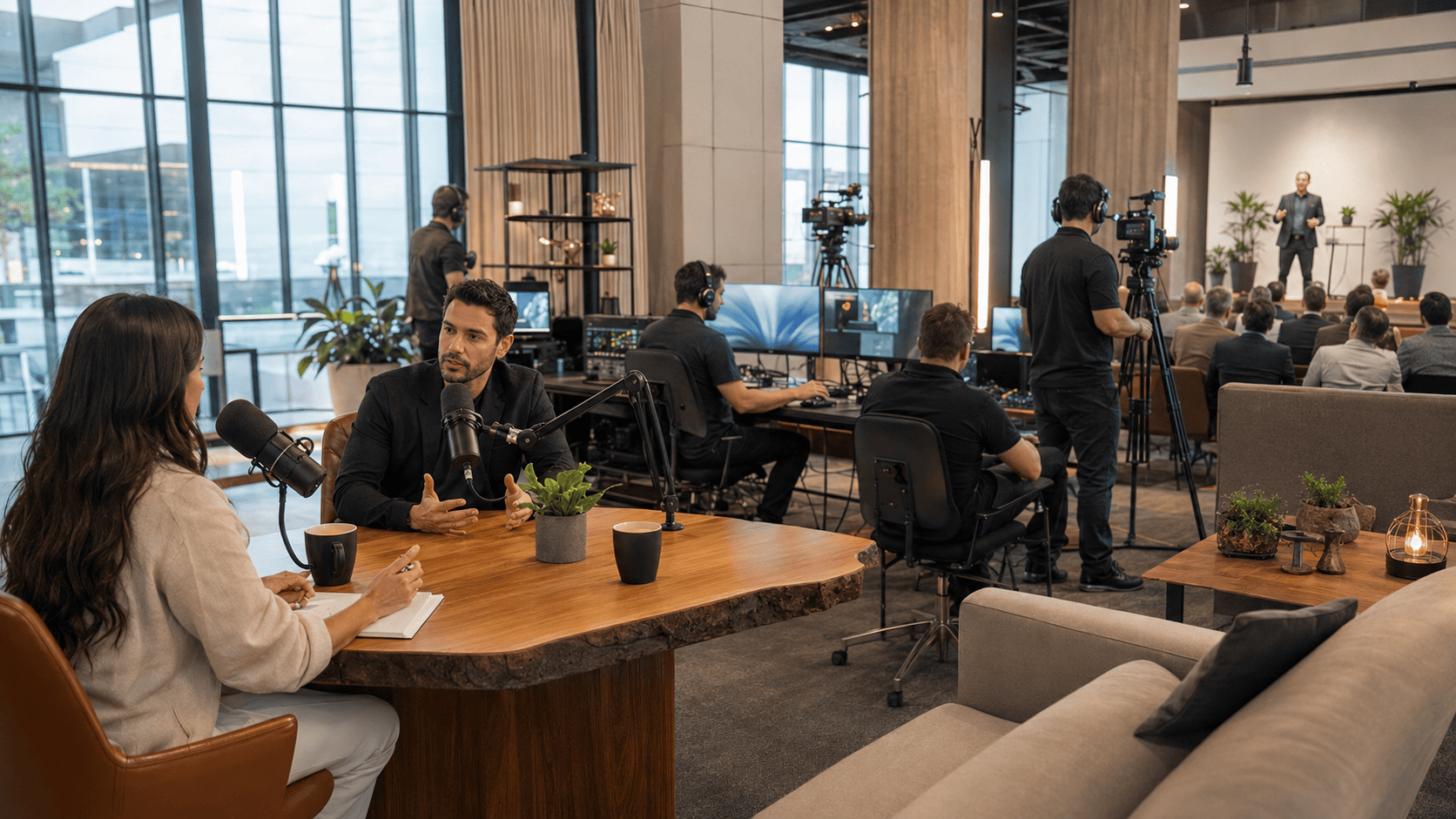 Produção Audiovisual que Conecta Eventos e Públicos